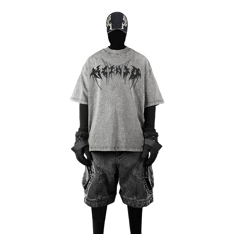 Printed Pure Cotton Short-Sleeve T-Shirt