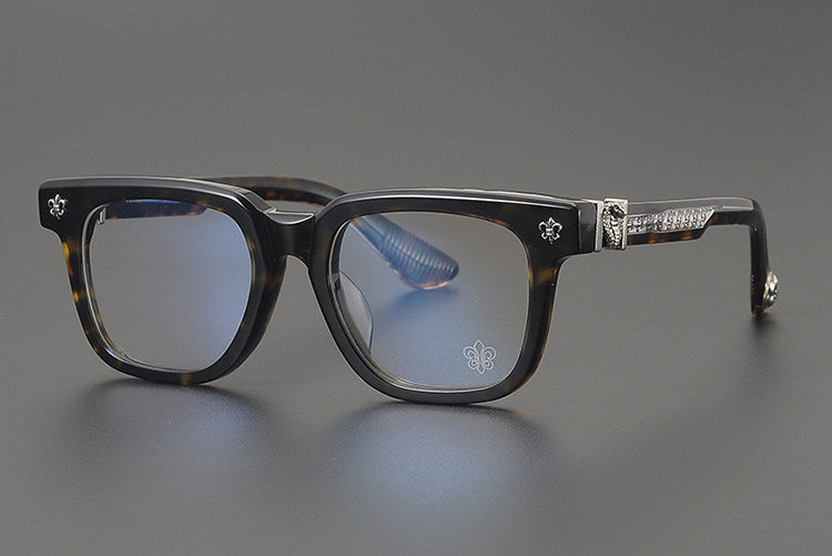 Chrome Hearts carved snake logo glasses