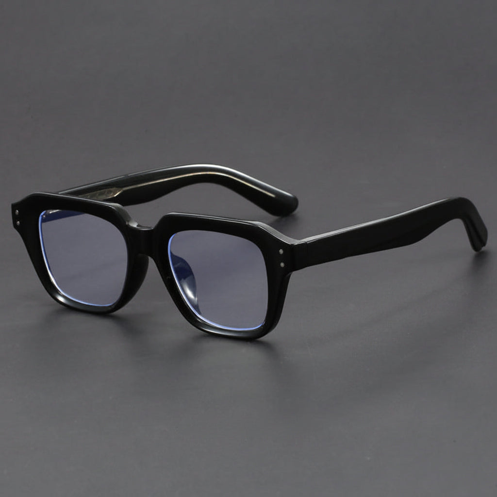 Thick Rectangular Eyeglass Frames for Wider Faces