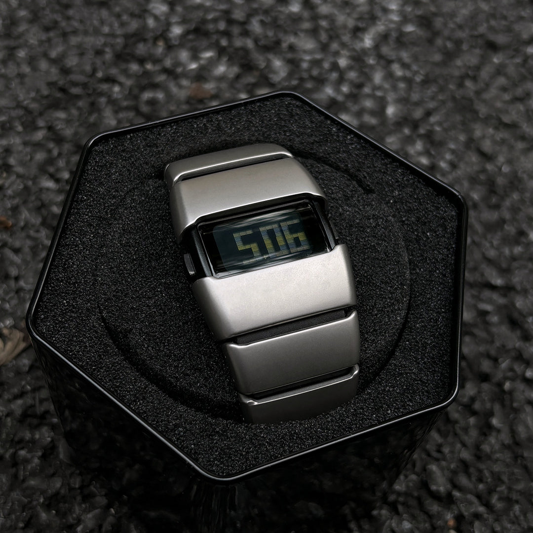 Y2K Futuristic Retro LED Digital Watch