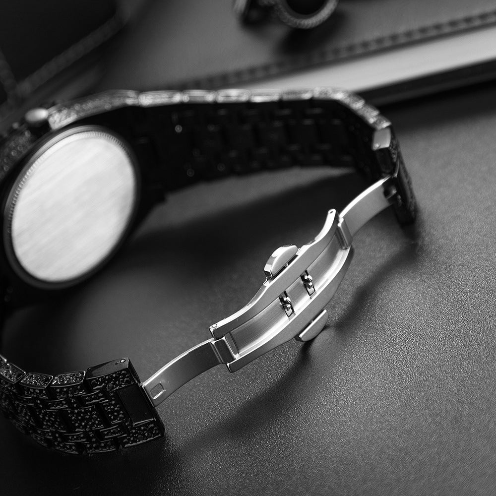 "Starry Sky" Diamond-Set Men's Quartz Watch