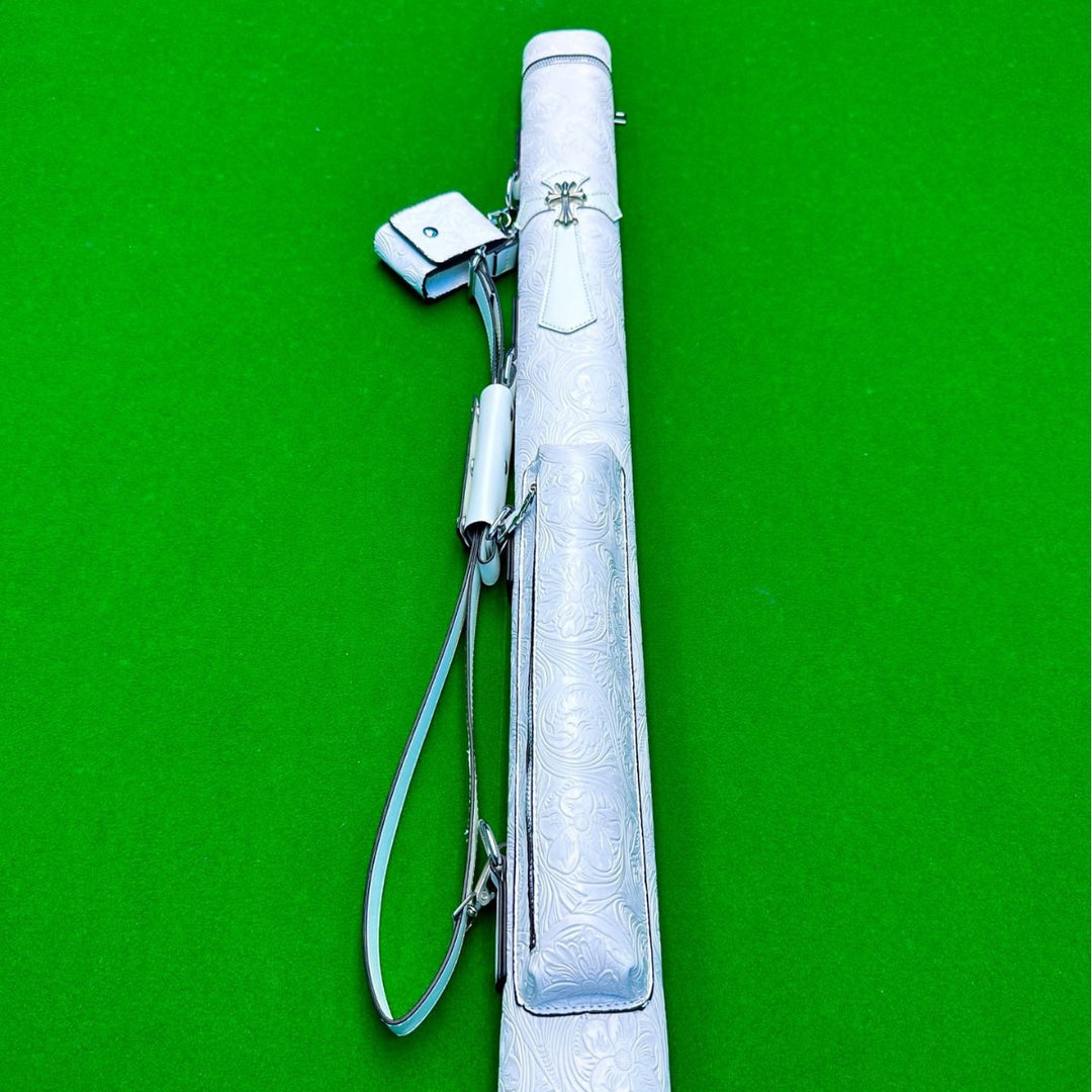 Chrome Hearts double-hole double-hole cue.
