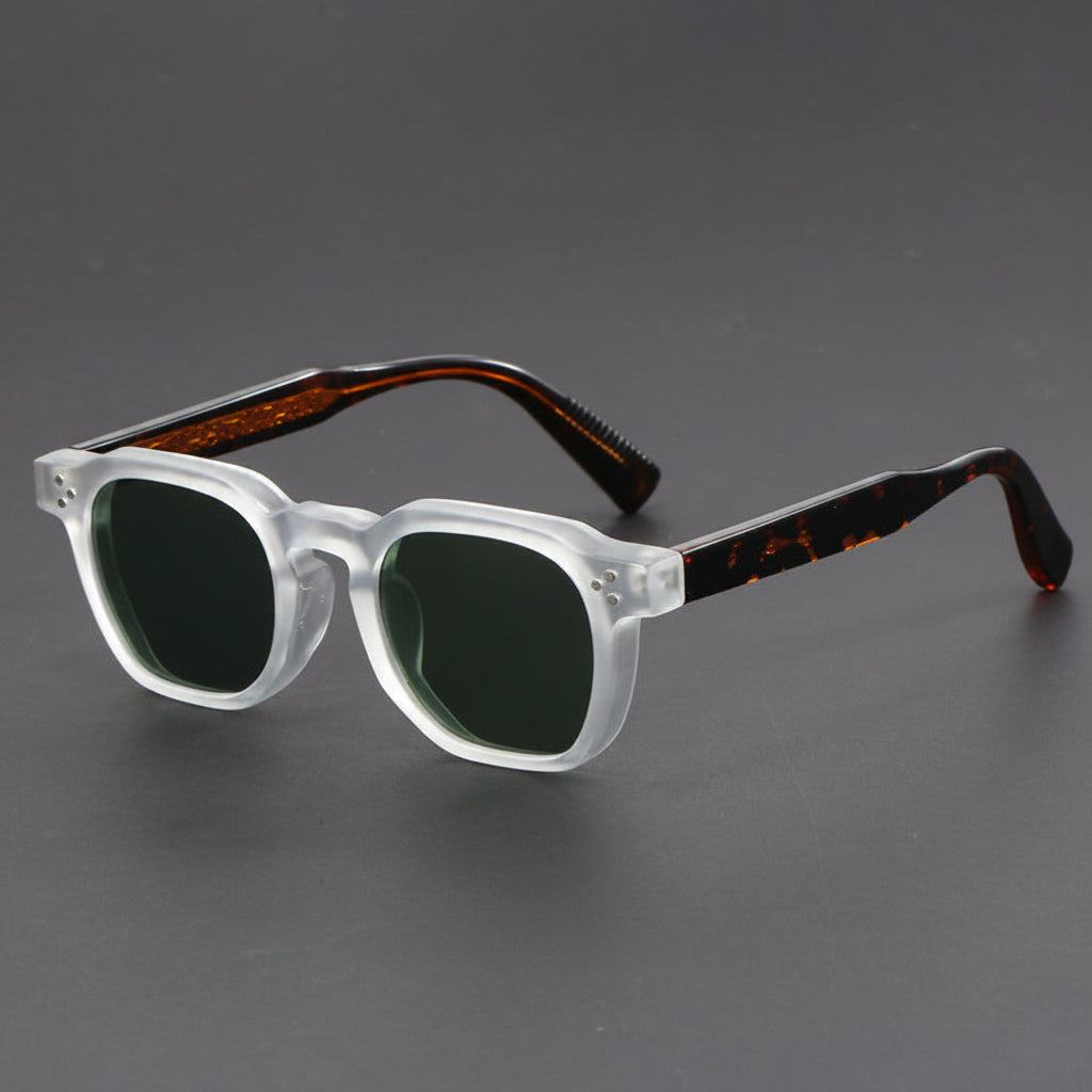 retro thick frame UV400 protection sunglasses