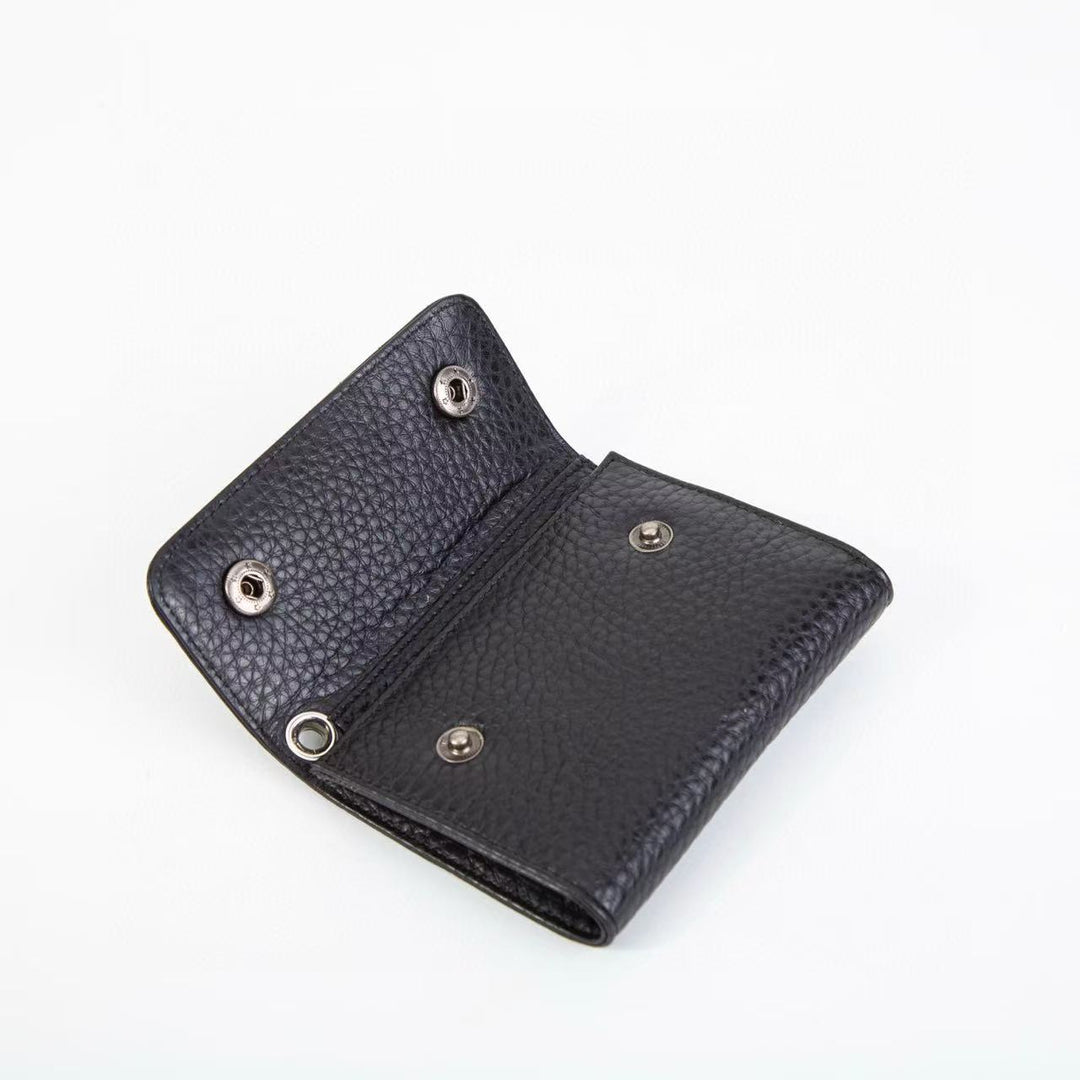 Chrome Hearts snap closure multi-functional clutch wallet