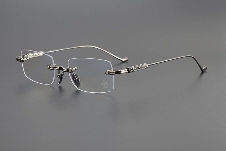 Chrome Hearts Engraved Rimless Frames