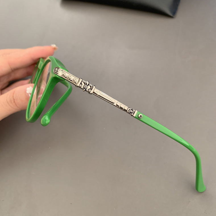 Chrome Hearts retro large frame versatile glasses
