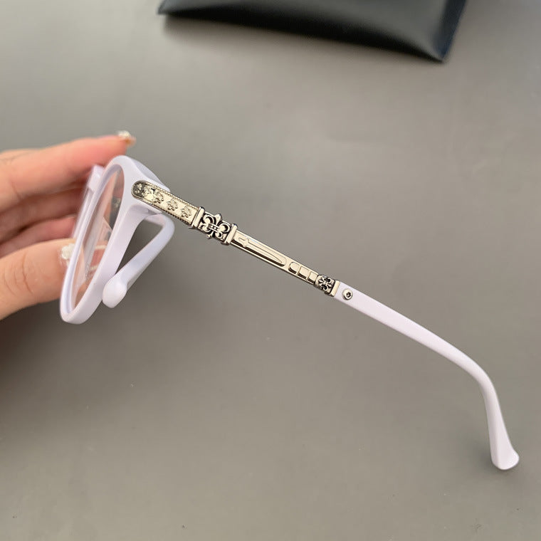 Chrome Hearts retro large frame versatile glasses