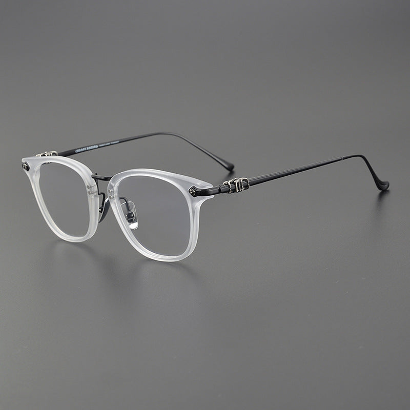 Chrome Hearts cross ultralight thin temple glasses