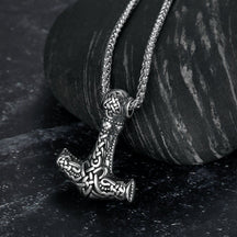 Viking mjolnir necklace