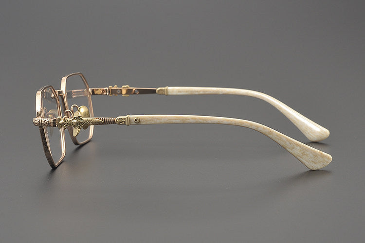 Chrome Hearts Polygonal Handcrafted Titanium Eyeglasses