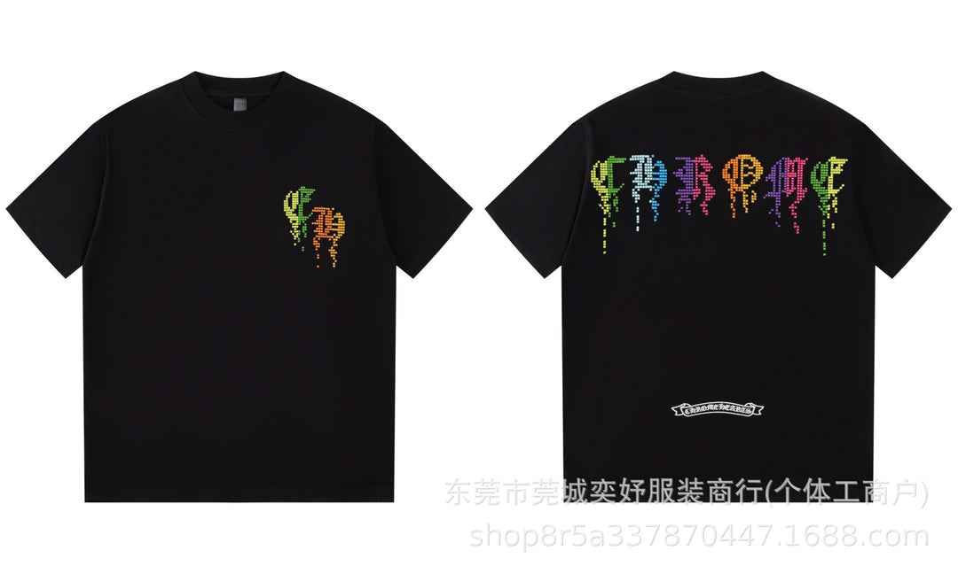 Chrome Hearts Sanskrit Print Short-Sleeve T-Shirt