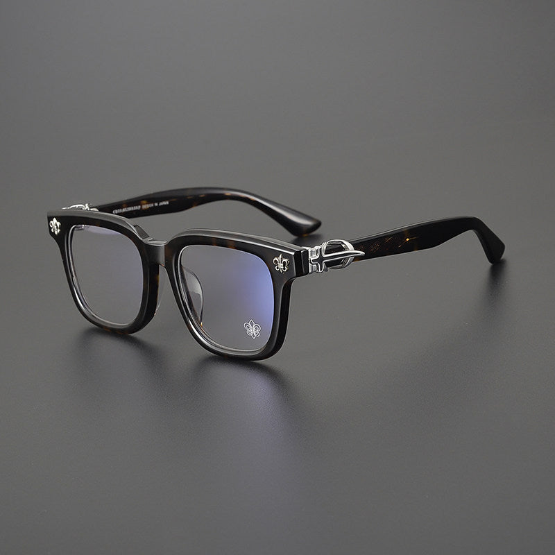 Chrome Hearts large frame clear lens glasses