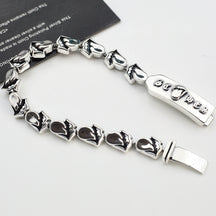 Rolling Stone Tongue Patchwork Bracelet