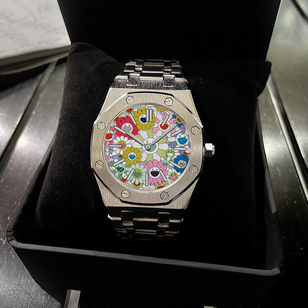 Sunflower Design Sporty Watch Luminous and Waterproof