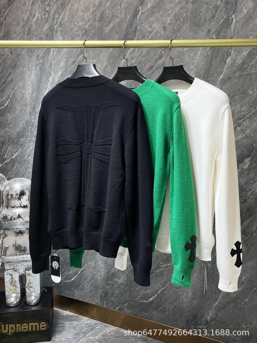 hrome Hearts knitted cardigan and sweater jackets.