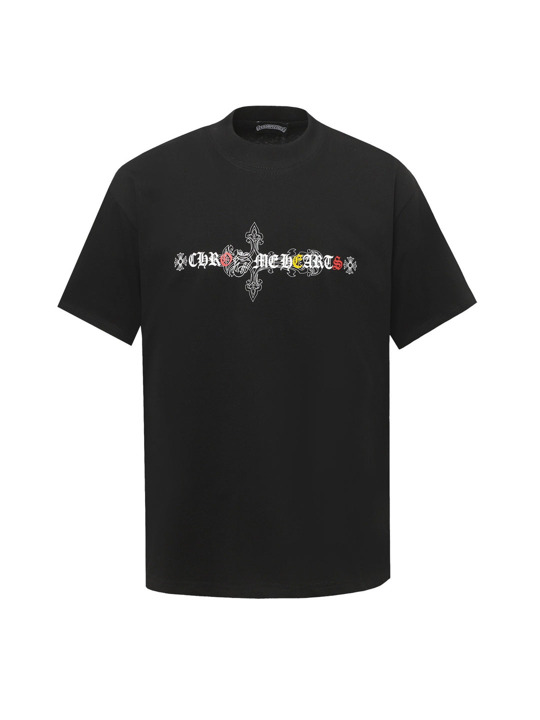 Chrome Hearts Personalized Cross Print Short-Sleeve T-Shirt