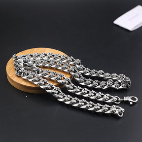 Chrome Hearts Cuban collarbone necklace