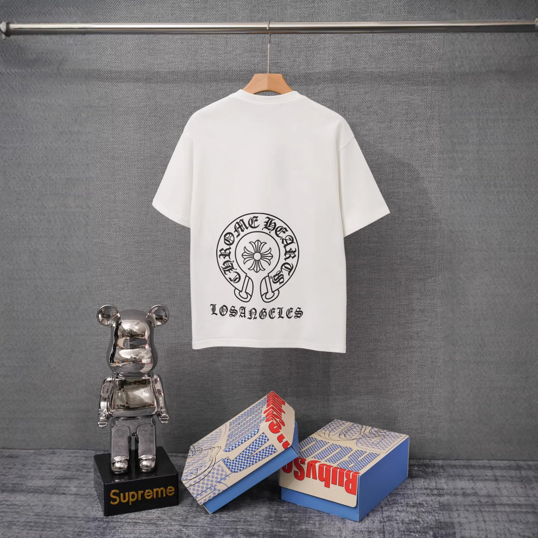 Chrome Hearts Summer Printed Short-Sleeve T-Shirt