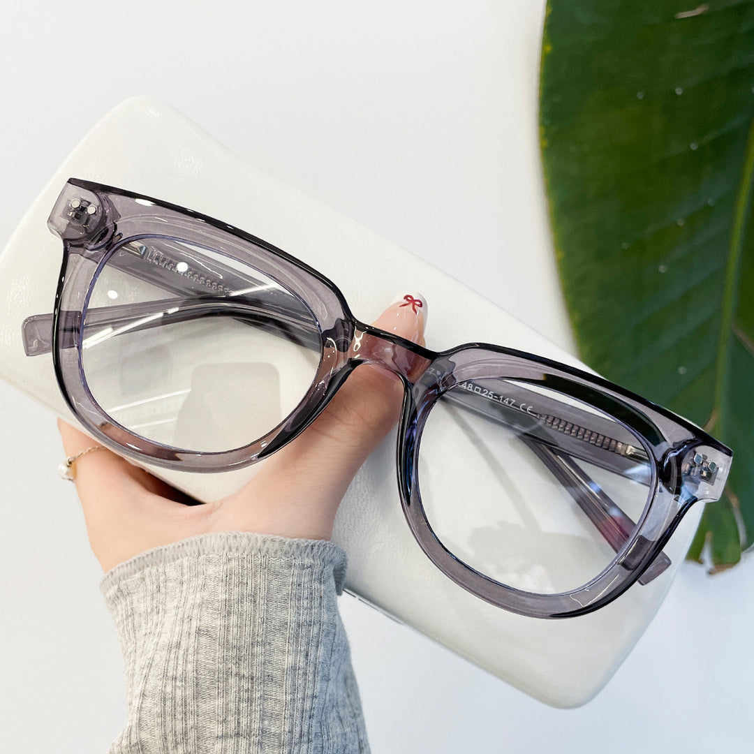 Classic Retro Thick-Frame TR90 Glasses