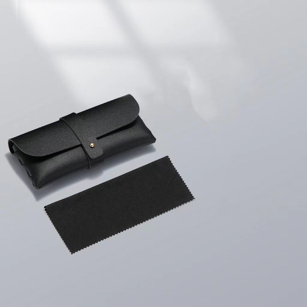 Leather handmade eyeglass case