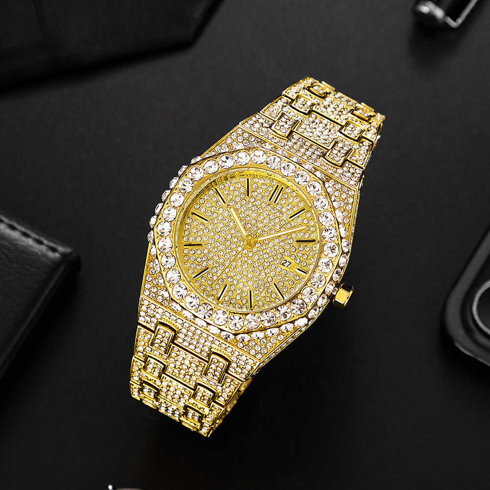 "Starry Sky" Diamond-Set Men's Quartz Watch