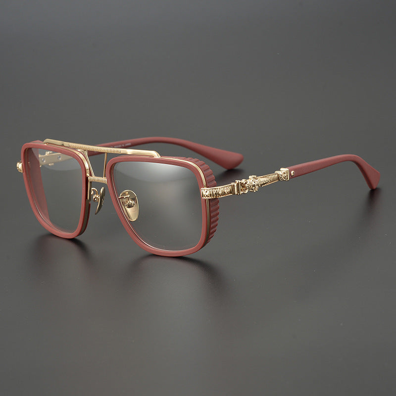 Chrome Hearts Double-Bridge Eyewear with Premium Engraving