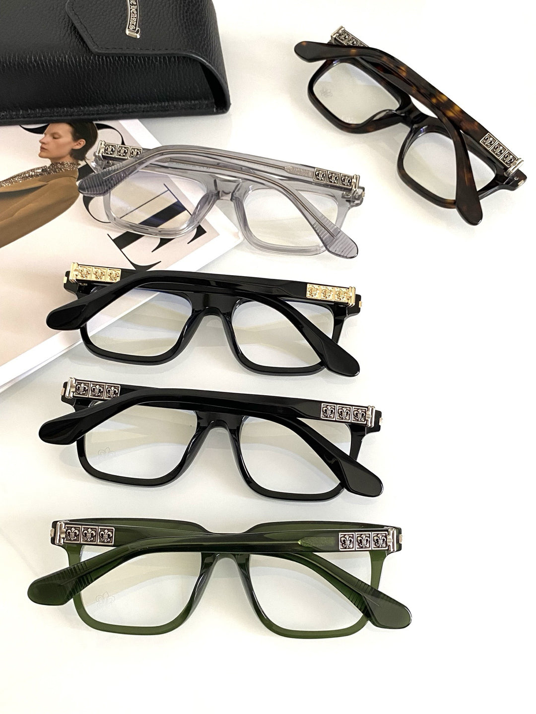 Chrome Hearts hand polished and manufactured glasses