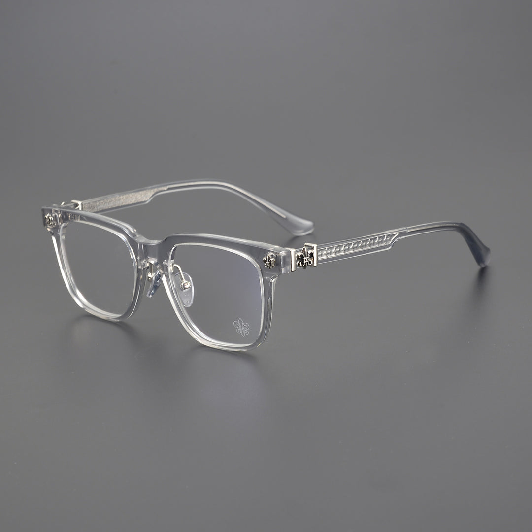 Chrome Hearts-Style Retro Acetate Eyeglass Frames