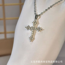 Diamond Cross Hip-Hop Necklace