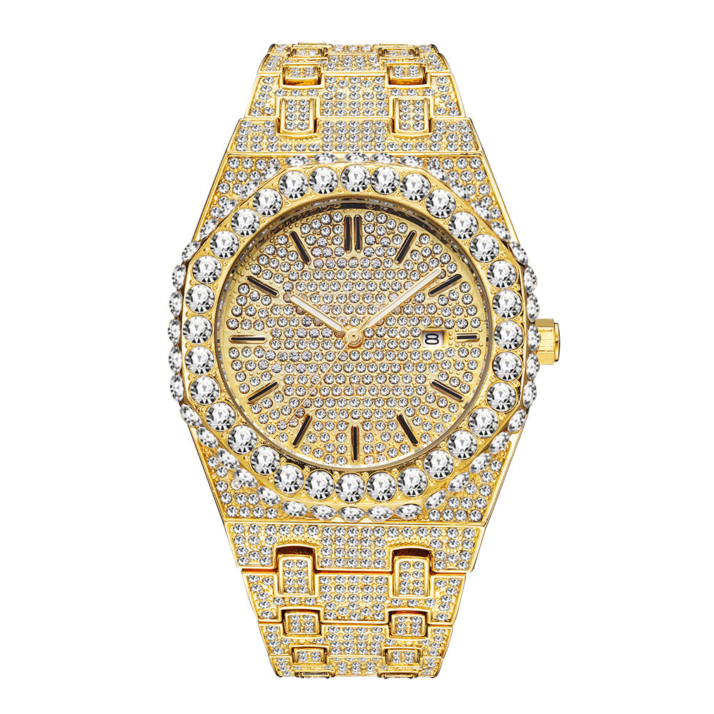 "Starry Sky" Diamond-Set Men's Quartz Watch