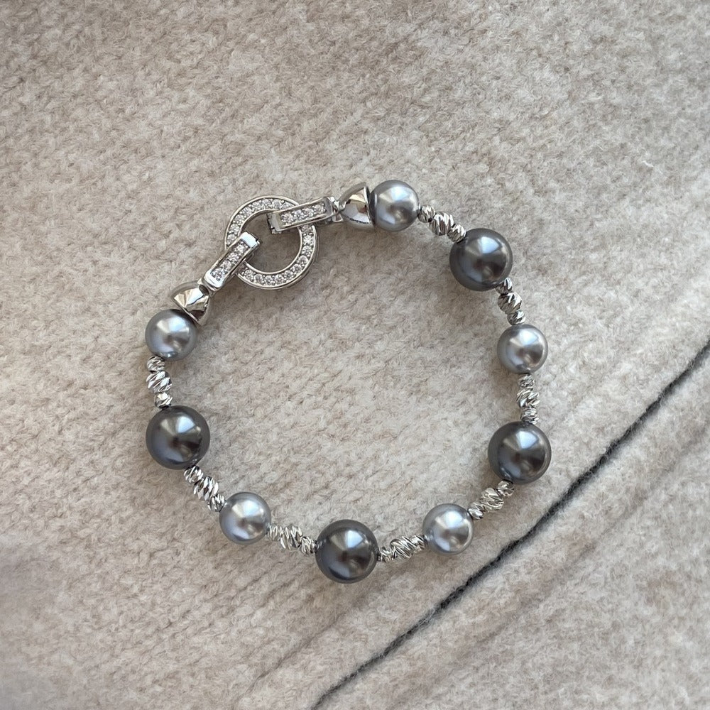 rozenkrans ketting Tahitiaanse parelketting