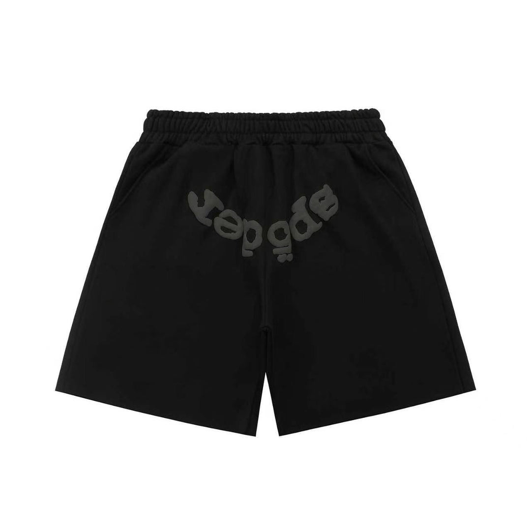 Sp5der Foam Letter 555 Shorts Sweatpants