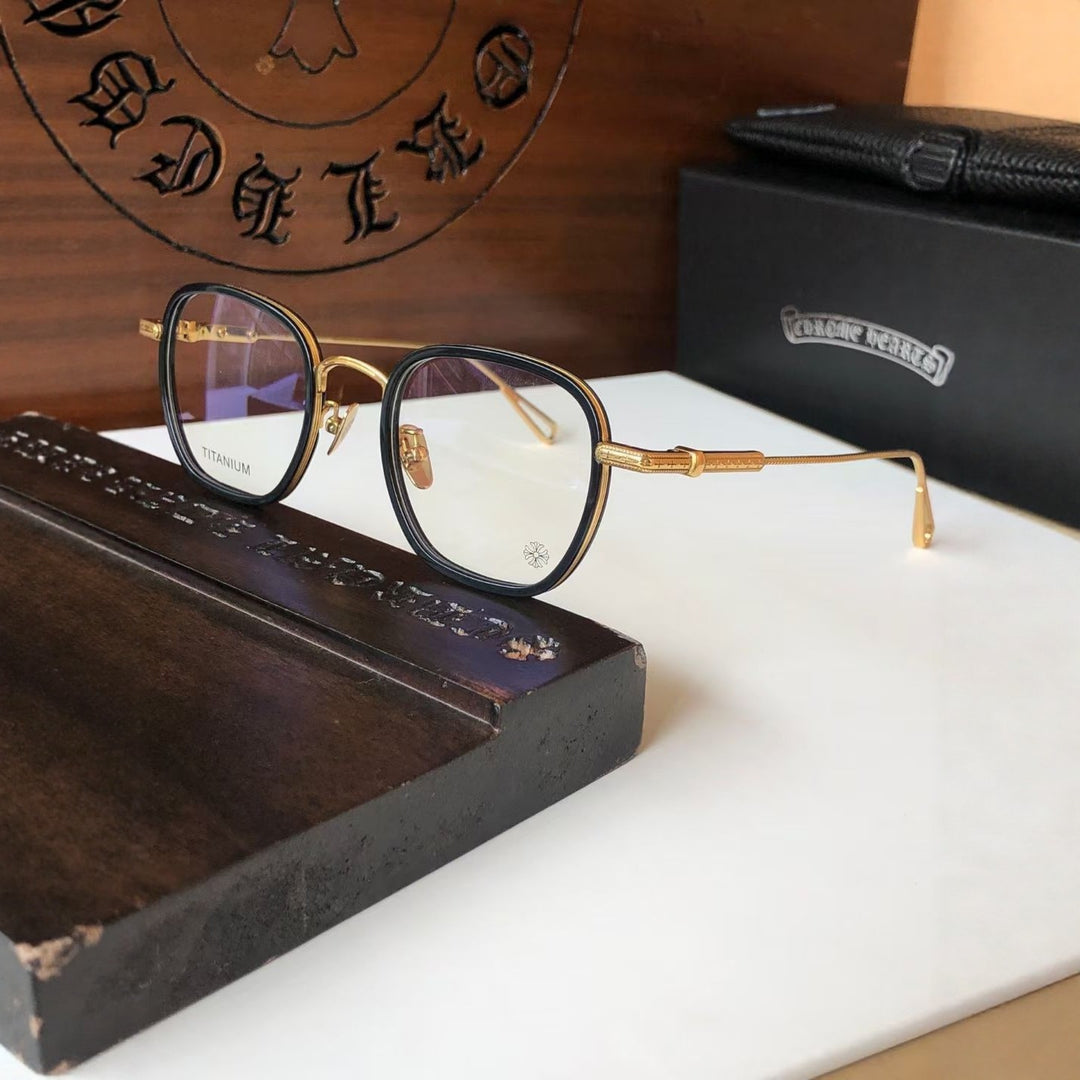 Chrome Hearts thin framed lightweight and artistic glasses