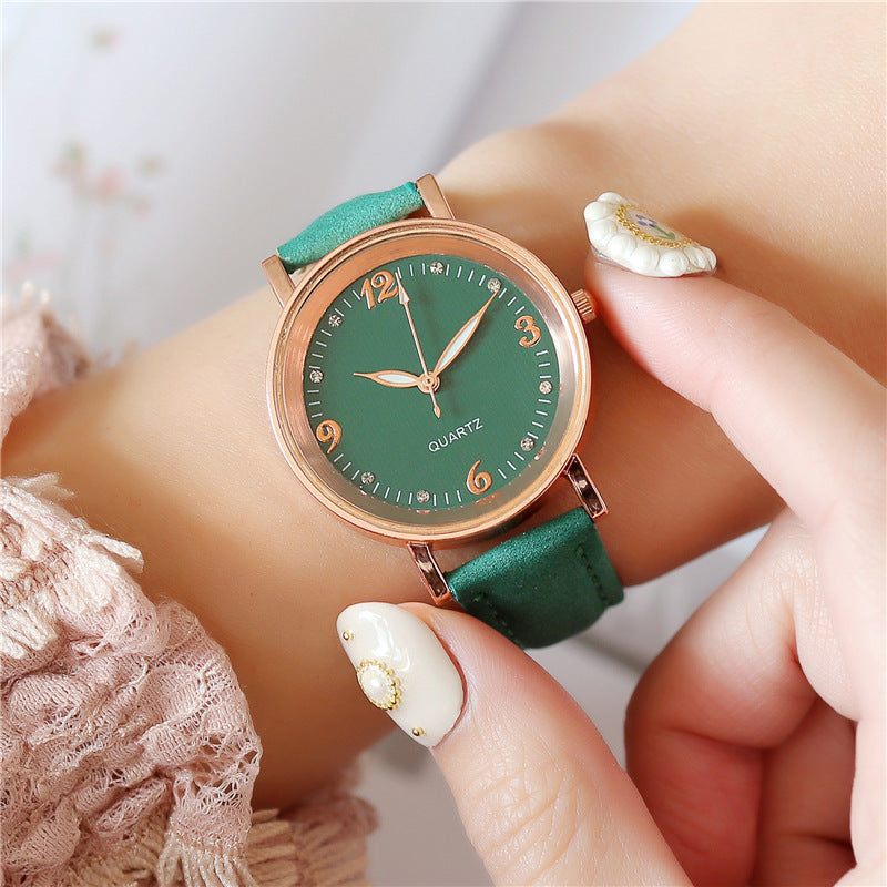 Luminous Watches for Women with Leather Straps and Casual Wear