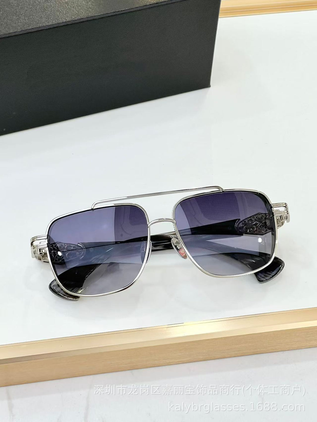 Chrome Hearts Heavy Industry Metal Luxury Sunglasses