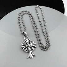 ch chrome hearts cross pendant hip hop necklace