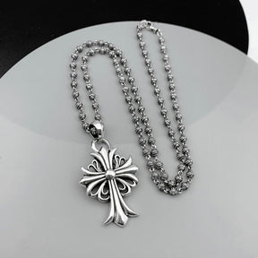 ch chrome hearts cross pendant hip hop necklace