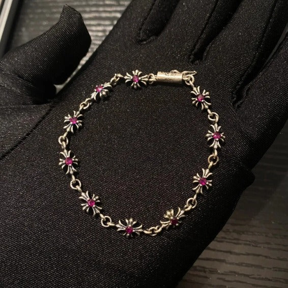 chrome hearts rose zircon bracelet