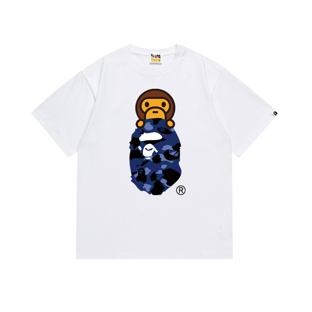 BAPE Summer Camouflage Ape Head Short-Sleeve T-Shirt