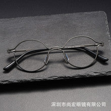 Square retro eyeglass frames for larger faces