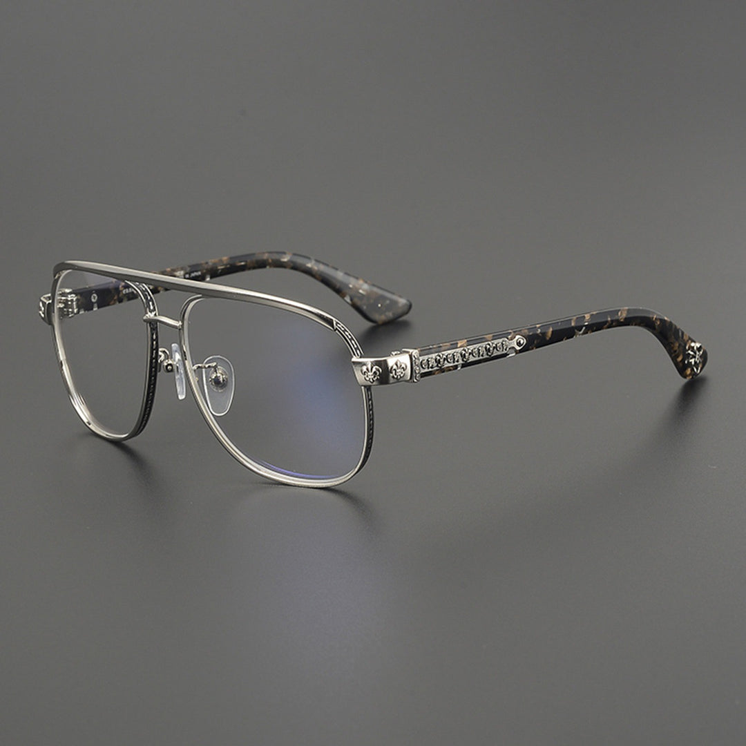 Chrome Hearts Hand-Engraved Aviator Glasses