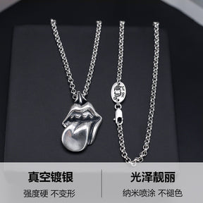 chrome hearts tongue necklace