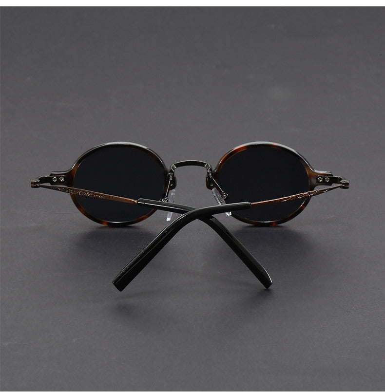 Japanese-style craftsmanship small round sunglasses
