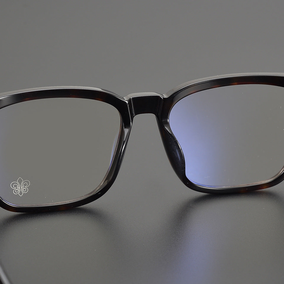 Chrome Hearts Acetate Pure Titanium Square Frame Eyeglasses