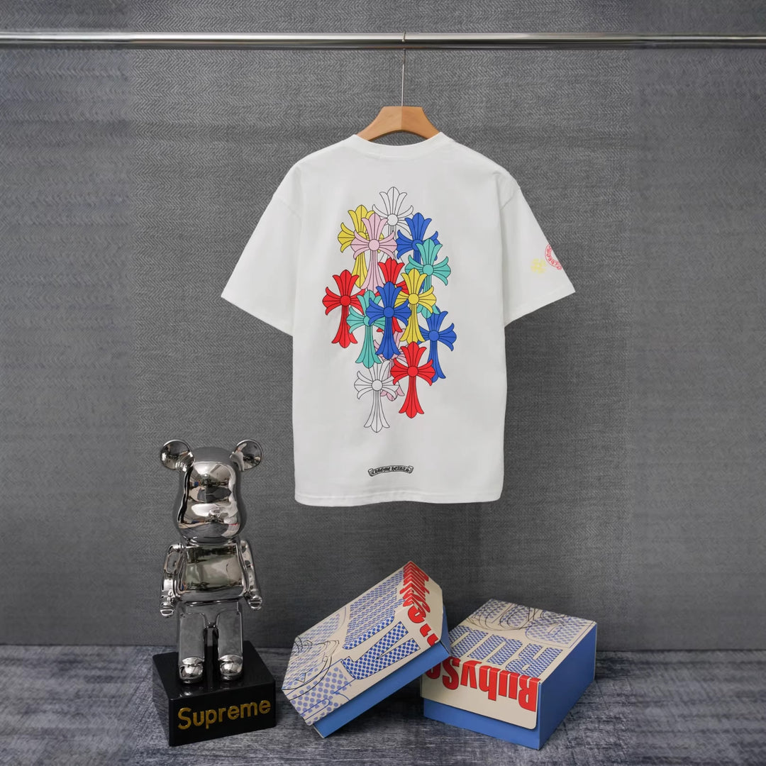 Chrome Hearts Summer Printed T-Shirt Short-Sleeve