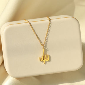 Arabic Symbol Pendant Hip Hop Necklace