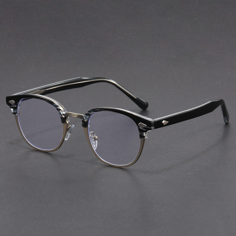 Retro eyebrow-line frame glasses