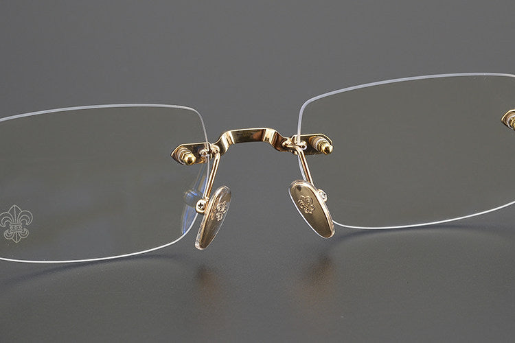 Chrome Hearts Engraved Rimless Frames