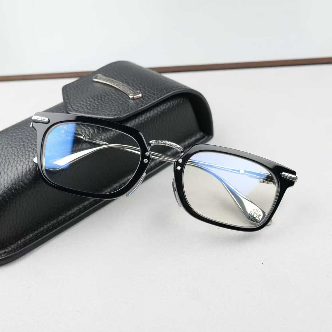 Chrome Hearts SNAT acetate and metal glasses
