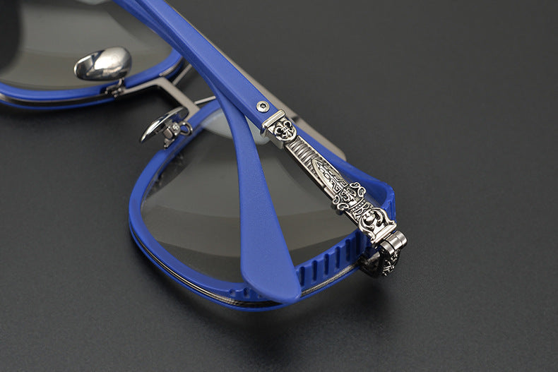 Chrome Hearts Double-Bridge Eyewear with Premium Engraving
